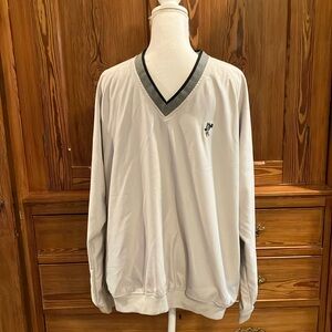 Ashworth tan golf wind shirt M
